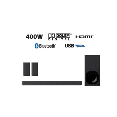 سوني S20R | مكبر الصوت المحيطي | صوت رقمي دولبي 400 واط | 5.1 قناة | أسود - Modern Electronics