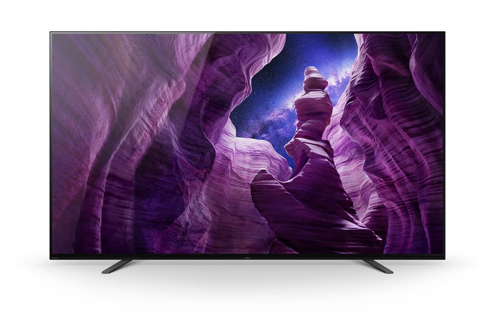 سوني تلفزيون ذكي 55 بوصة | نطاق ديناميكي عالٍ (HDR) |  4K بوضوح عال فائق  |(Android TV)|‏OLED  |  KD-55A8H  | - Modern Electronics