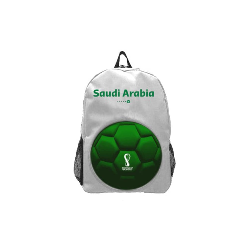 حقيبة ظهر ثلاثية الأبعاد سعودي (ابيض واخضر)- مقاس 30*40.5*14.5 سم - Modern Electronics