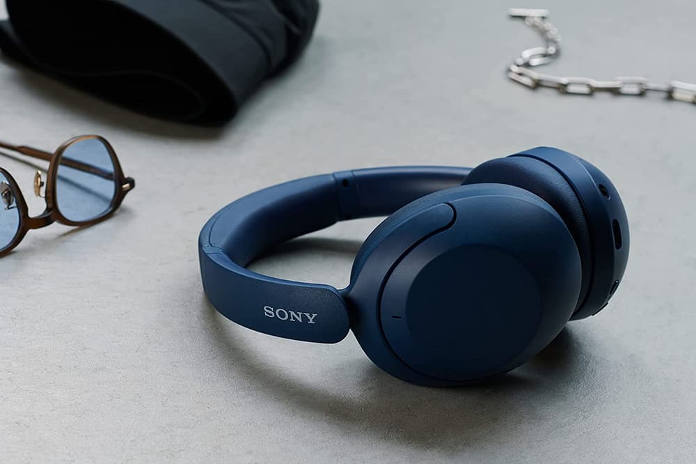 SONY WH-XB910N  Noise Cancelling Headphones Wireless EXTRA BASS Microphone Alexa Voice Control Blue - Modern Electronics