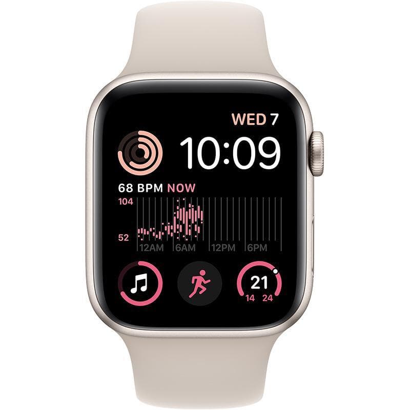 ابل واتش SE2,GPS 44mm,الومنيوم ضوء النجوم - Modern Electronics