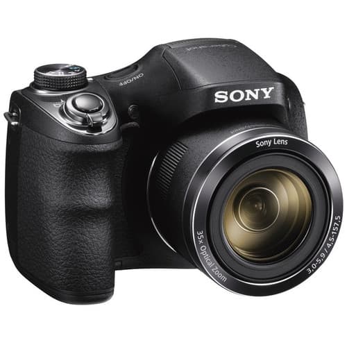 سوني DSC-H300 كاميرا مدمجة مع زووم بصريX35 أسود  - Modern Electronics