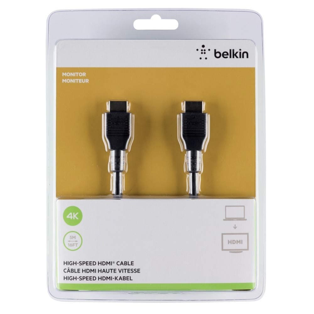 Belkin HDMI to HDMI AV Cable 5M Black - Modern Electronics