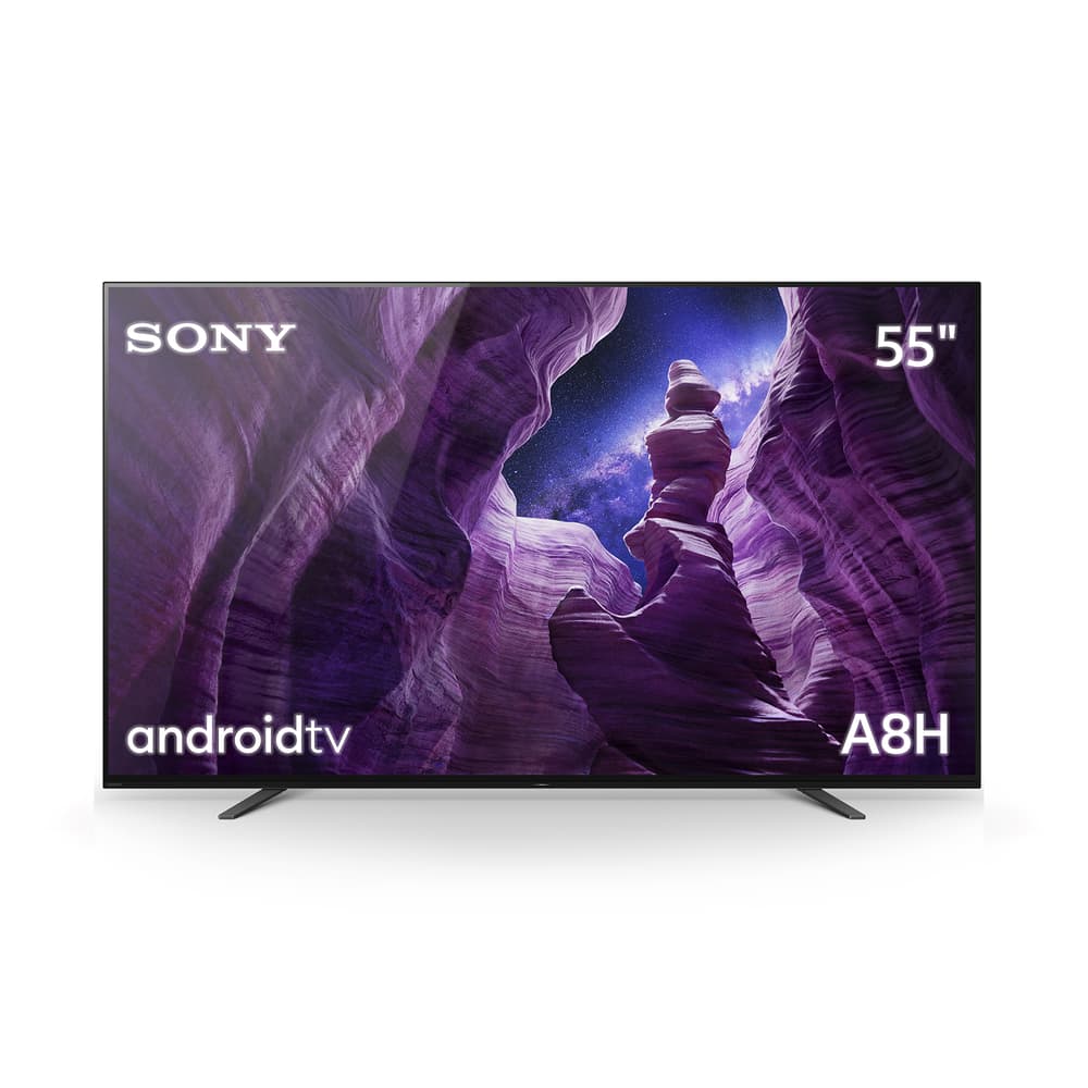 سوني تلفزيون ذكي 55 بوصة | نطاق ديناميكي عالٍ (HDR) |  4K بوضوح عال فائق  |(Android TV)|‏OLED  |  KD-55A8H  | - Modern Electronics