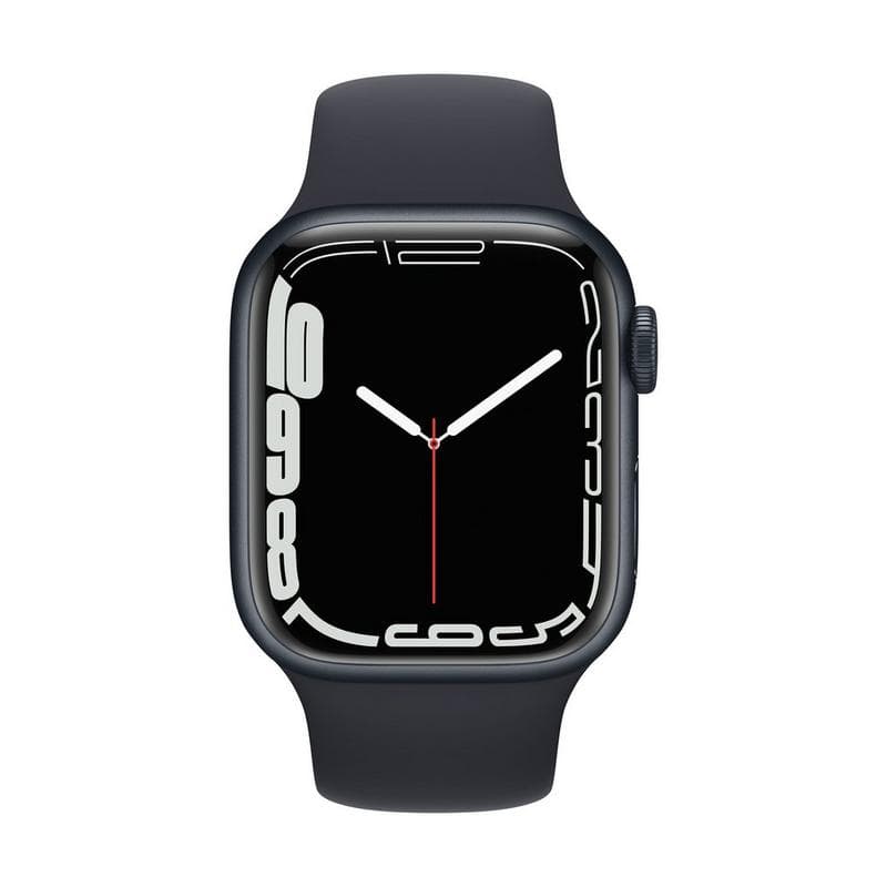 Apple Watch Series 7 GPS, 41mm Midnight Aluminium Case Midnight Sport Band - Modern Electronics