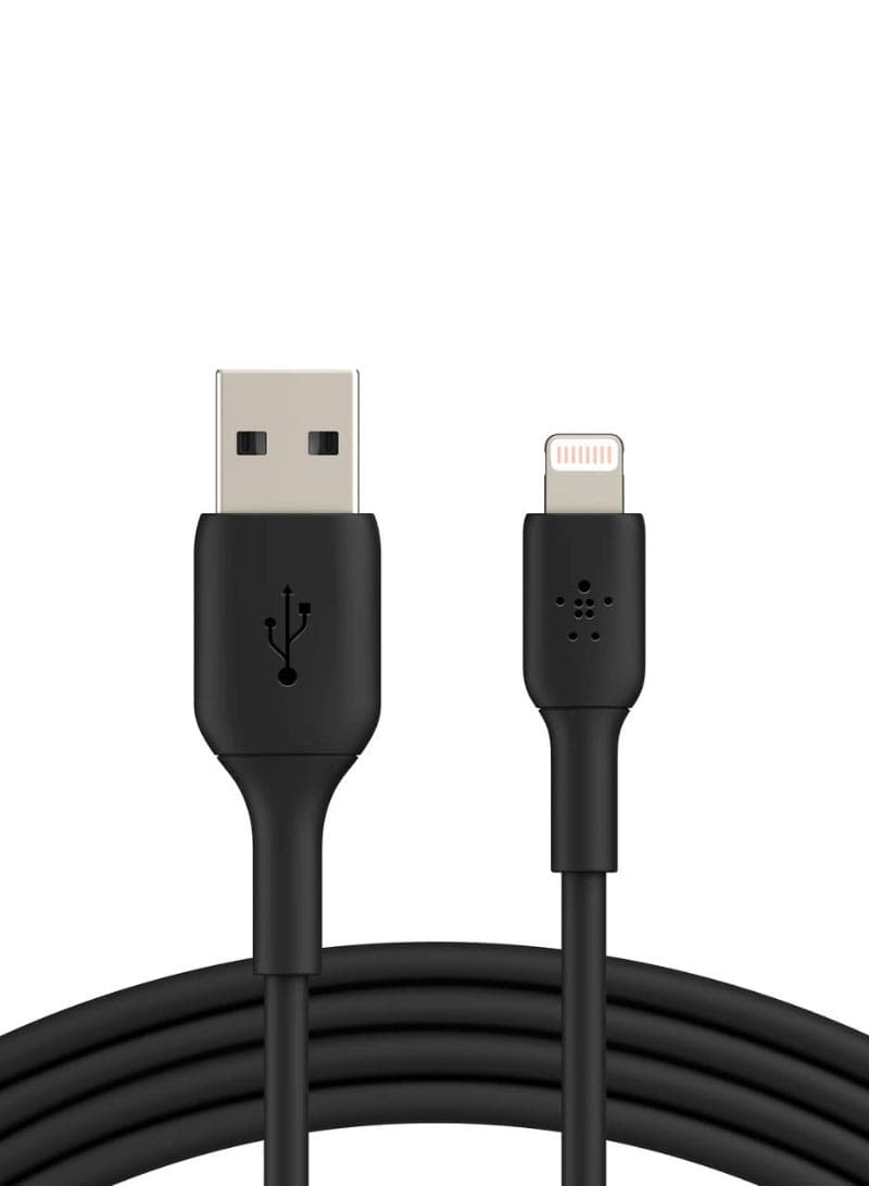 Belkin Charge Lightning-USB-A Cable Blk - Modern Electronics