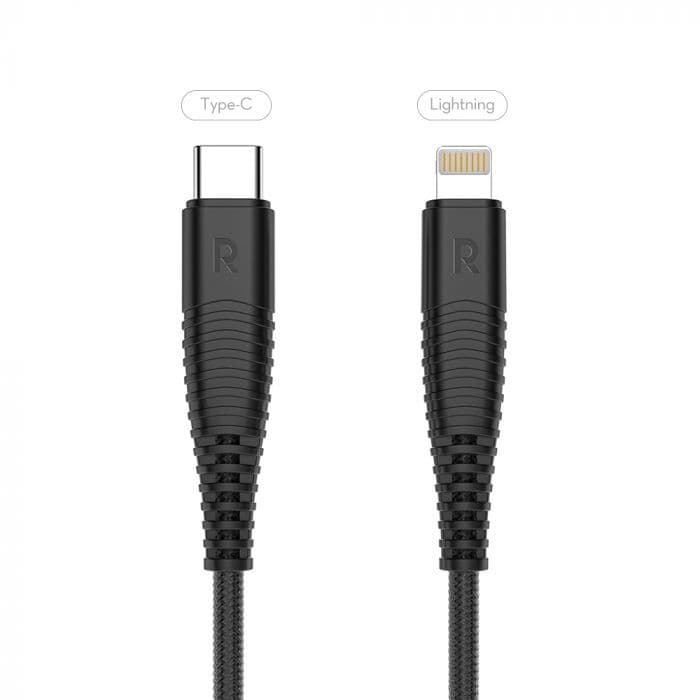 RAVPower TypeC To Lightning 1M Cable Blk - Modern Electronics